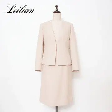 새상품급 레리안 셋업 스커트 수트 라이트 베이지 사이즈 7*GD751