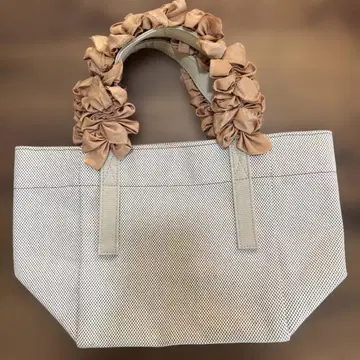 라들로 토트백 베이지 x 오렌지