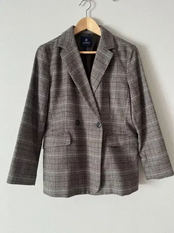 nano universe 나노 유니버스 더블 테일러드 자켓 브라운