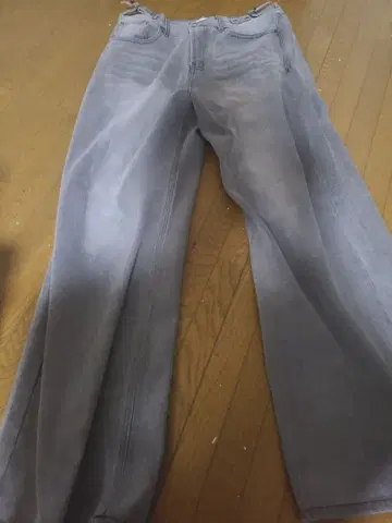 Adler 빈티지 사이드 벨트 플레어 데님 슬랙스 데님 팬츠 L 그레이