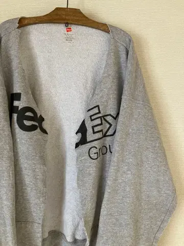 Hanes 컷오프 맨투맨 가디건 FedEx