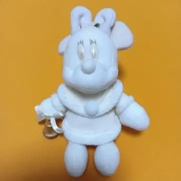 [ 미사용 새상품 ] 미니 방울 달린 화이트 크리스마스 봉제 인형