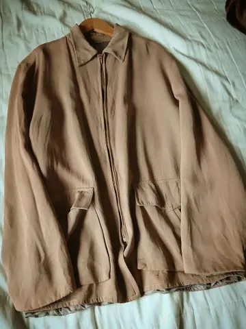 60s-70s Vintage 개버딘 자켓 레이온 빈티지