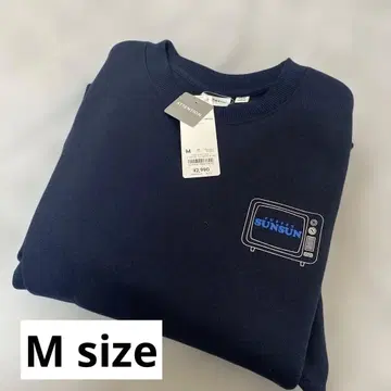 헤비 웨이트 맨투맨 풀오버 퍼펫 순순 M 사이즈 GU