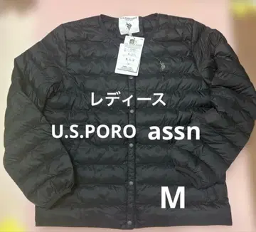 U.S. POLO ASSN. 블랙 다운 자켓 M 사이즈