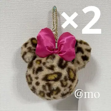 디즈니 레오파드 무늬 미니 파우치 2종 세트 (품절)