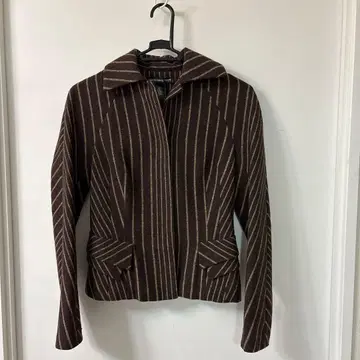 비비안 탐 브라운 스트라이프 자켓 사이즈 2