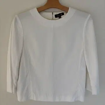 Drawer 드로어 백 지퍼 블라우스 40