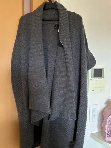 질스튜어트 그레이 숄 가디건 M 사이즈