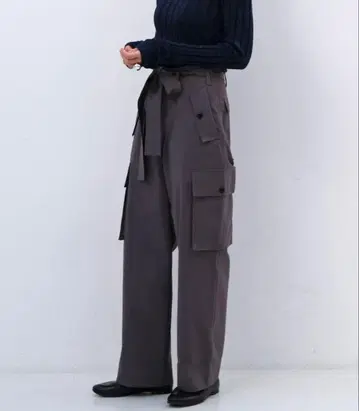 AKTE 벨티드 카고 팬츠