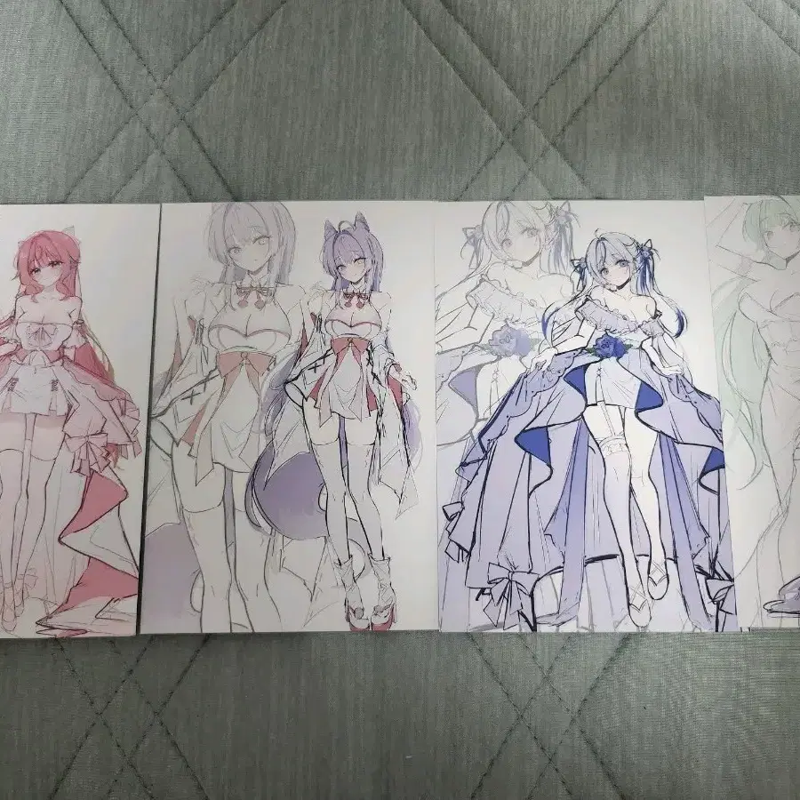 Stellive illustration postcard set