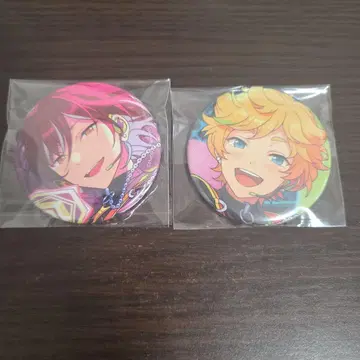 앙상블 스타즈!! 사카사키 나츠메 하루카와 소라 캔 배지