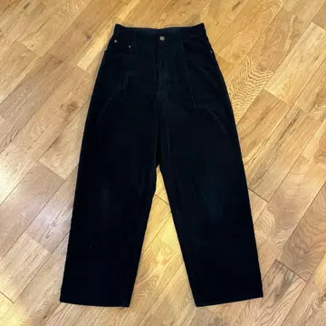 JOURNAL STANDARD 블랙 코듀로이 팬츠