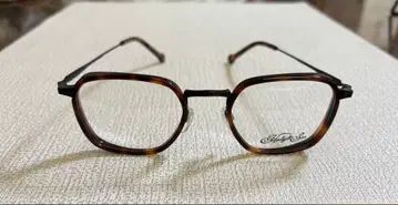 Hally&San 브라운 사각형 안경