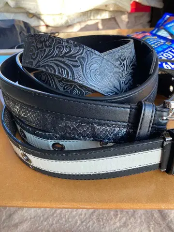 캐주얼 벨트 엠보싱 가공 묶음 판매