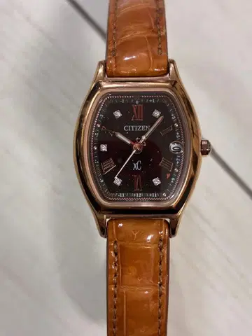 CITIZEN XC 손목시계 브라운