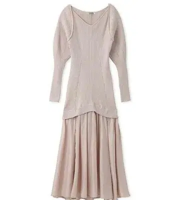 스나이델 오간 스커트 도킹 원피스