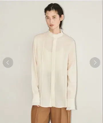 TODAYFUL 울 거즈 셔츠