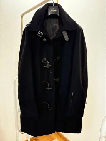 SOPHNET 블랙 더플 코트