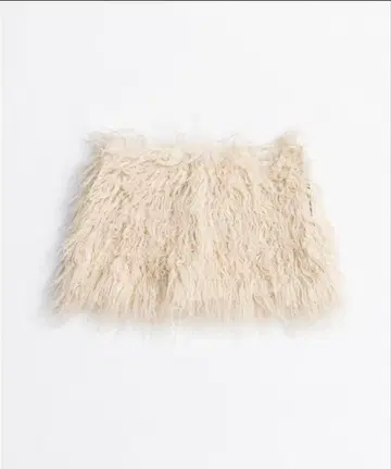 Prank Project 베이지 퍼 타이트 스커트