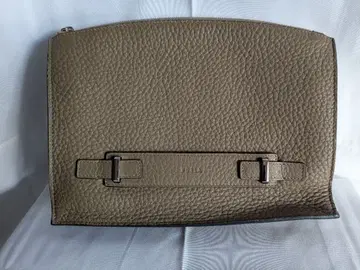 FURLA 베이지 가죽 클러치백