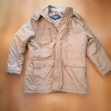 베이지 입고 벗기식 후드 부착 후드티