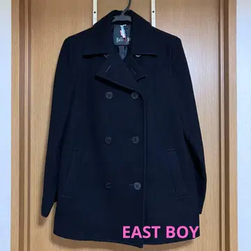EAST BOY 남녀 공용 다크 네이비 피 코트