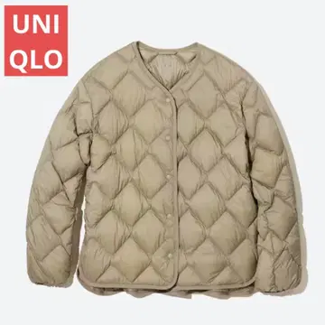 새상품급 유니클로 울트라 라이트 다운 릴랙스 자켓 카키 XL