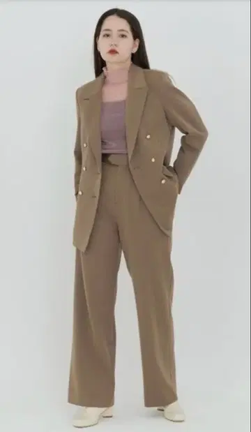 TINA: JOJUN 하이웨스트 스트레이트 팬츠