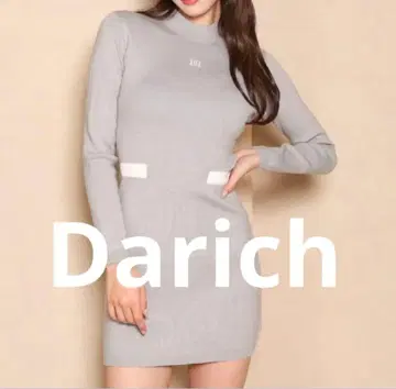Darich 그레이 긴팔 니트 원피스