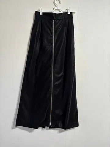 HARE 타이트 스커트 프론트 지퍼 블랙