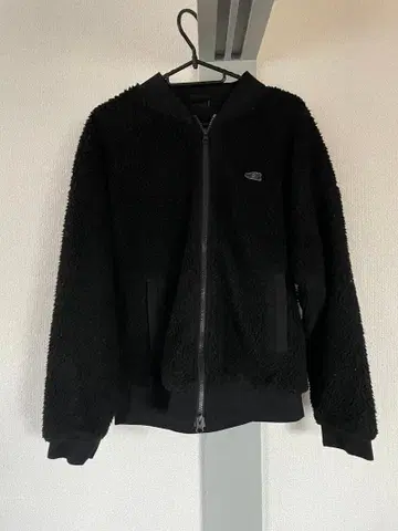 뉴발란스 블랙 플리스 집업 자켓 후드티