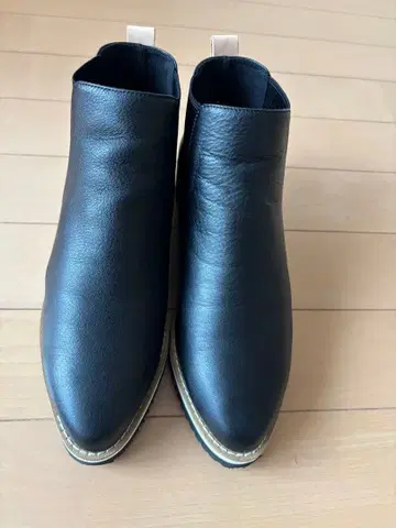 에스프레소 천연 가죽 부츠