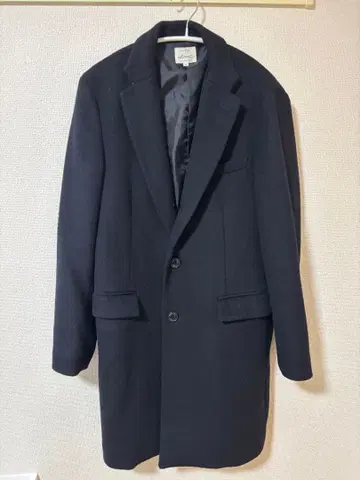 LE JUN 블랙 체스터 코트 M