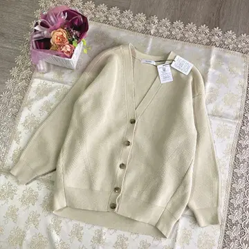 Mystrada 볼륨 가디건 앙상블 M 베이지