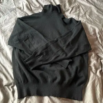CASHMERE LIFE 터틀넥 스웨터 L 블랙