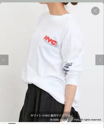 라빠르망 GOOD ROCK SPEED/NYC LONG TEE 화이트