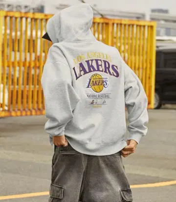 새상품/미개봉 NBA/빈티지 느낌 빅 실루엣 풀오버 후드티