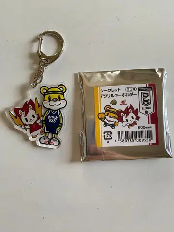 아크릴 키링 브레키&로울 우쓰노미야 브렉스 가와사키 브레이브 썬더스