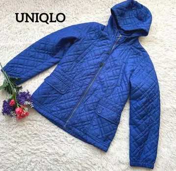 UNIQLO [새상품급] [퀼팅] [후드 부착] 블루 후드티 M
