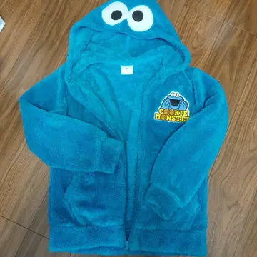[ USED ] USJ 쿠키 몬스터 복슬복슬 후드티 S 사이즈