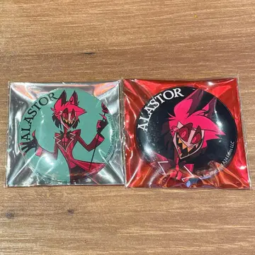 해즈빈 호텔 시크릿 캔뱃지 알래스터 2종