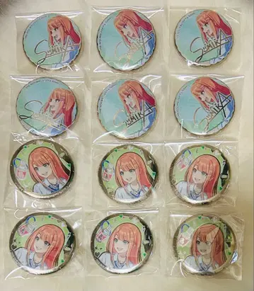 학원 아이돌 마스터 시운 나츠카 금 배지 12개