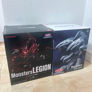 유희왕 듀얼몬스터즈 오시리스의 천공룡 푸른 눈의 궁극룡 피규어 세트