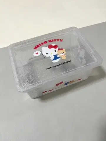 헬로키티 클리어 라메 보관 케이스 새상품 미사용