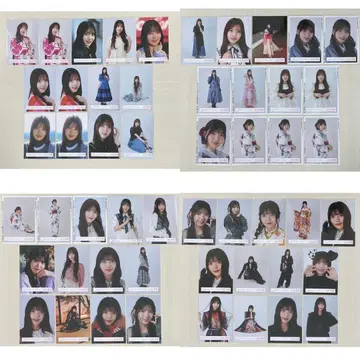 사쿠라자카46 우에무라 리나 묶음 판매 52장