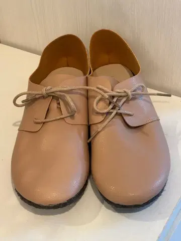 미사용품 HEART MARKET 베이지 레이스업 슈즈