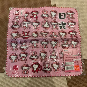 닛코 도치기 한정판 헬로키티 거즈 타월 푸치 타월 지역 한정판