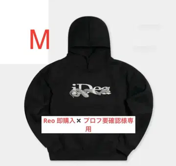 IDEASWAM 후드티 OUROBOROS HOODIE 블랙 M 사이즈
