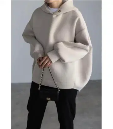 봉쥬르 사간 종이상자 벌룬 후드티